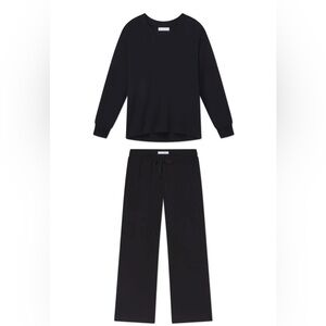 LAKE brand new relaxed pant Black Pajama Set